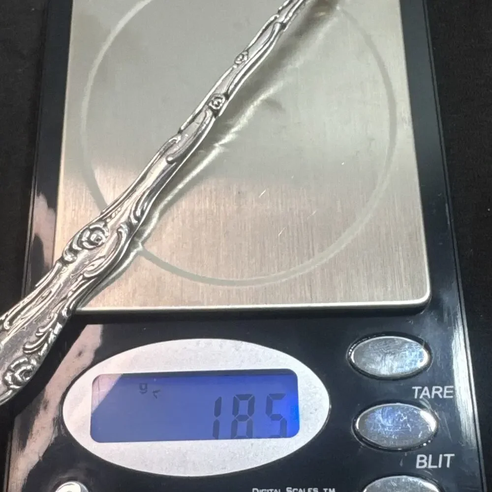 OLD ENGLISH by Towle Sterling Silver Antique 6”HORSERADISH Serving Spoon